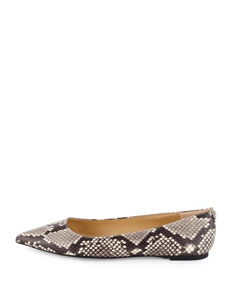 michael kors ballerinat|michael kors snakeskin flats.